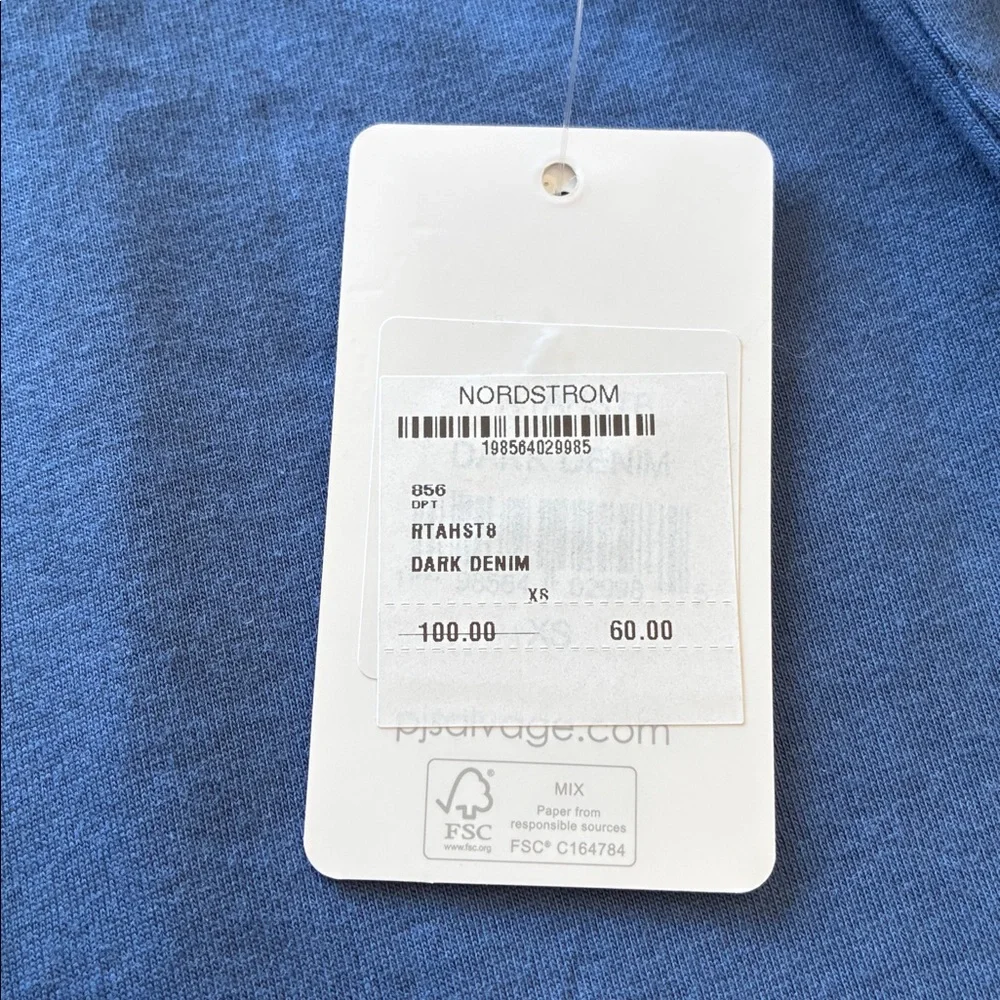 P.J. Salvage Ringer / Varsity Short Sleeve T-shirt New with tags from Nordstrom - Picture 6 of 9